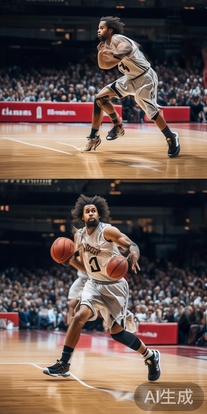 突破的假动作：包括假射、假传或突然加速等，迷惑对手